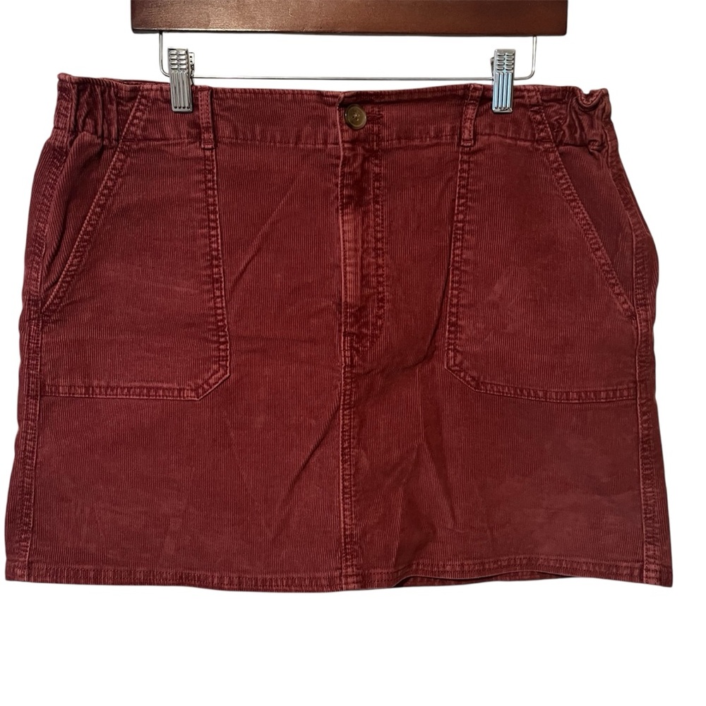 American Eagle Corduroy Dusty Pink Mini Skirt